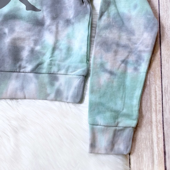 Kappa Active Tie Dye Galz Cropped Sweatshirt - Picture 5 of 7